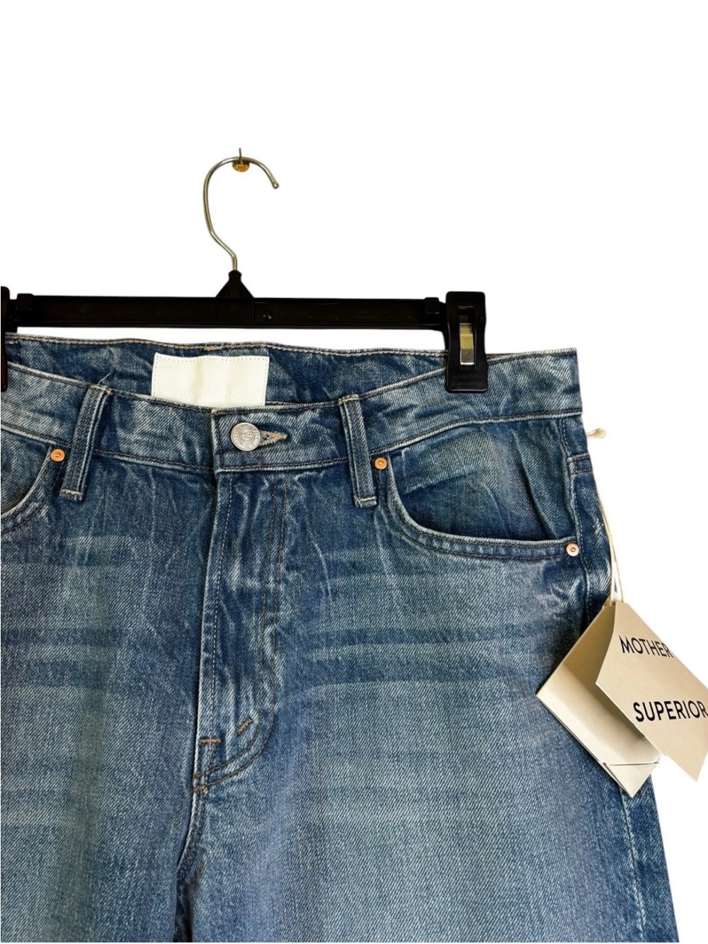 NWT MOTHER Jeans The Newbie Ankle Jeans Size 31 Wipeout Vintage Wash - Picture 5 of 8